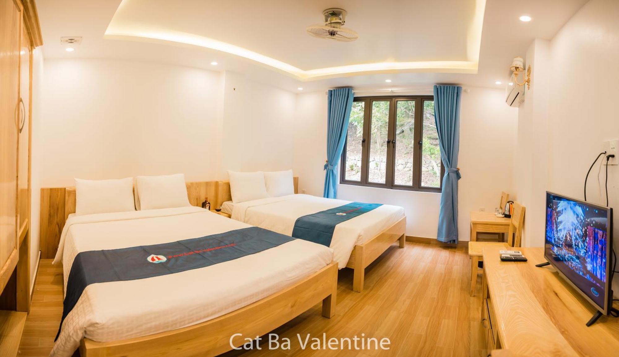 Cat Ba Valentine Hotel Dong Khe Sau Bagian luar foto