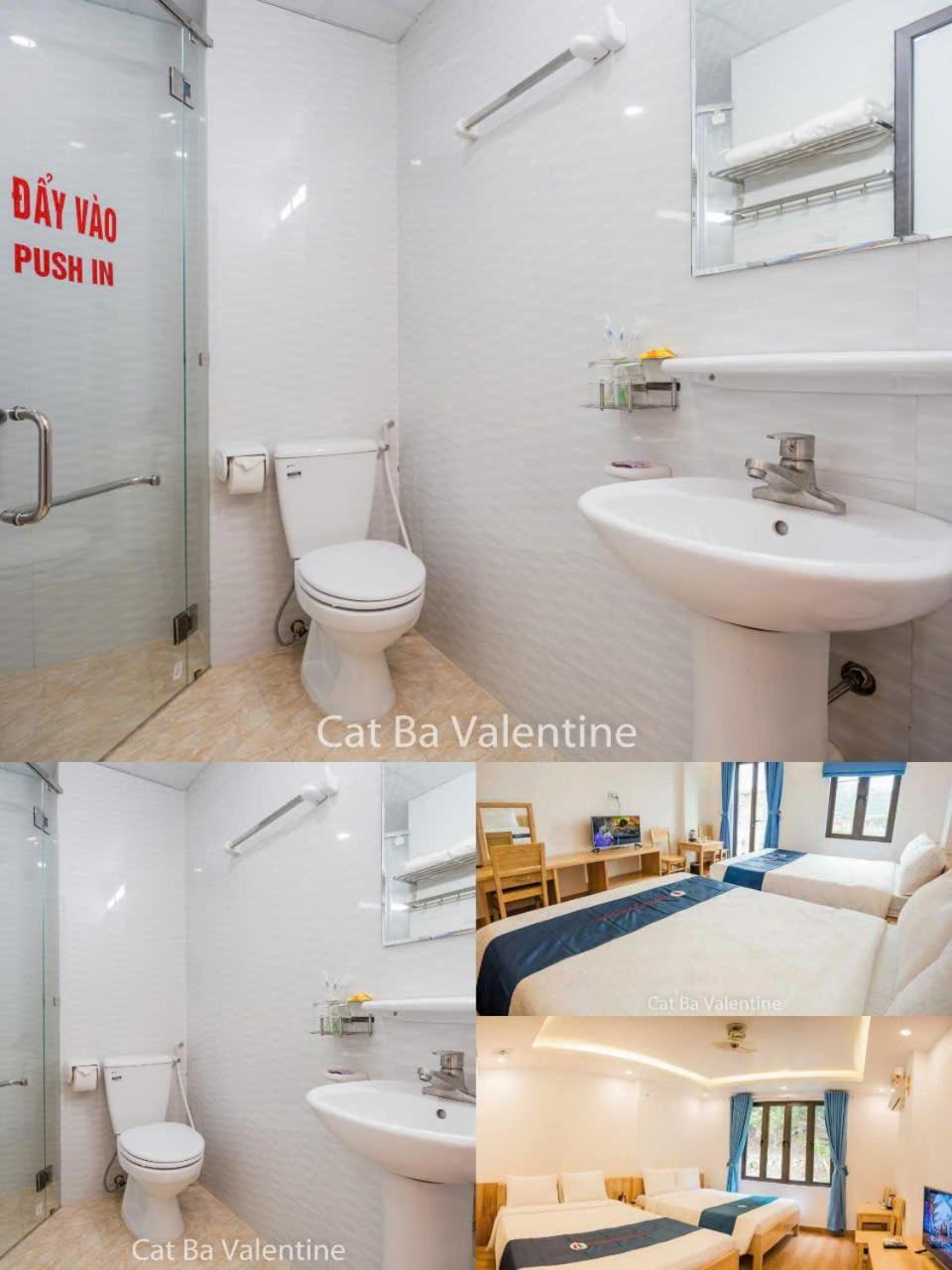 Cat Ba Valentine Hotel Dong Khe Sau Bagian luar foto